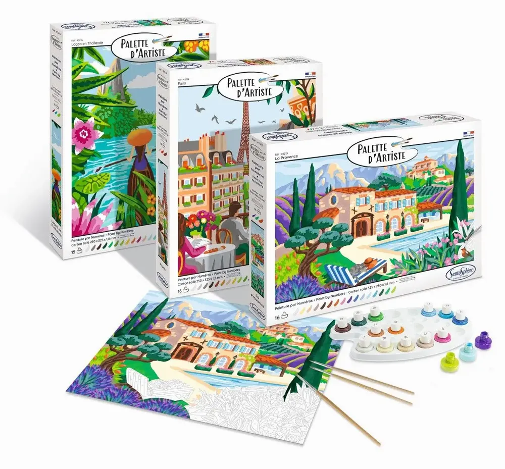 Loisirs créatifs pour enfant - PALETTE D’ARTISTE - SENTOSPHERE