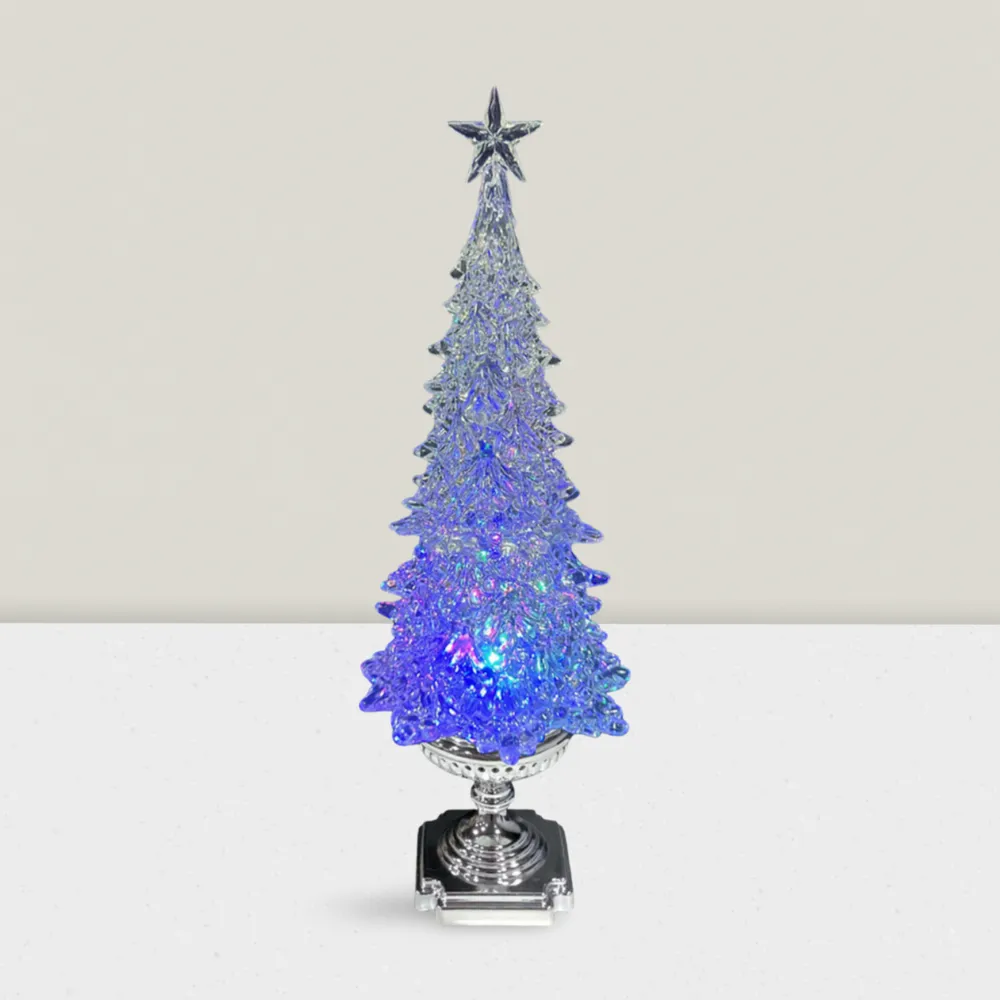 Autres décorations de Noël - Sapin de Noël LED Cristal – Lumières RGB Changeantes (Option DC) - BLUE STAR B.V.