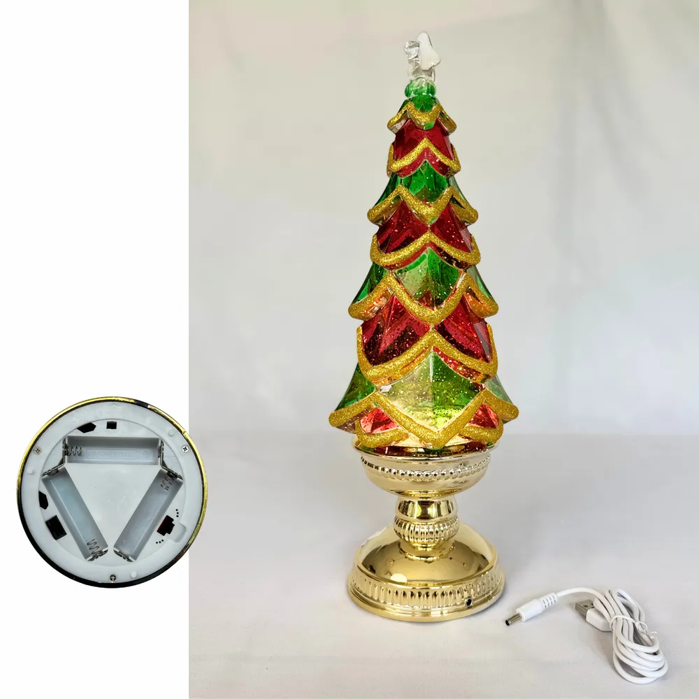 Other Christmas decorations - Christmas LED Glitter Tree – Geometric Diamond Pattern (Warm White LED & DC Option) - BLUE STAR B.V.