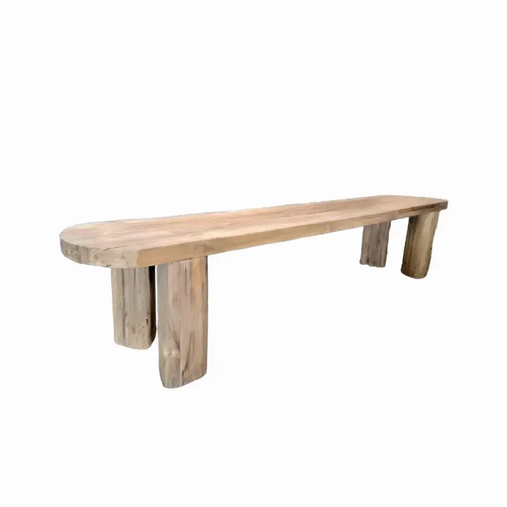 Benches - Large recycled teak bench - TICO - HYDILE