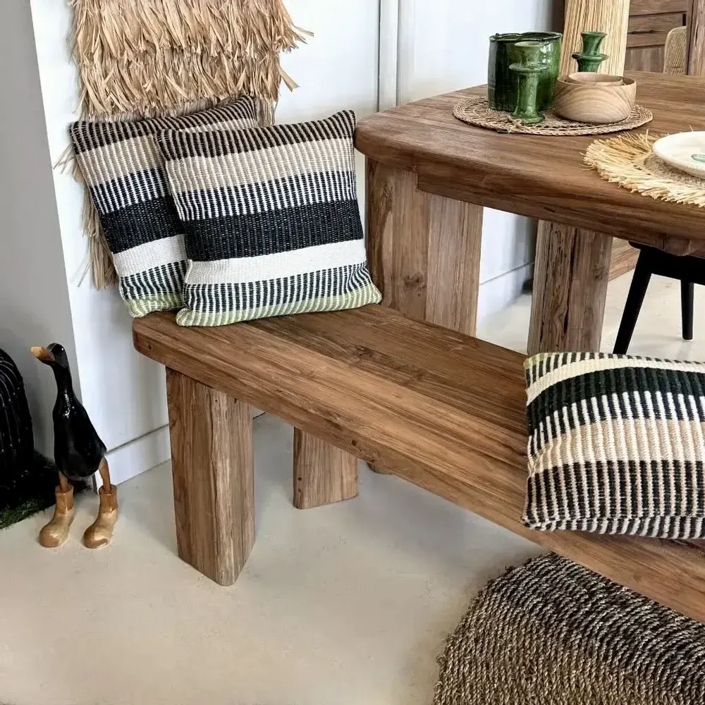 Benches - Large recycled teak bench - TICO - HYDILE