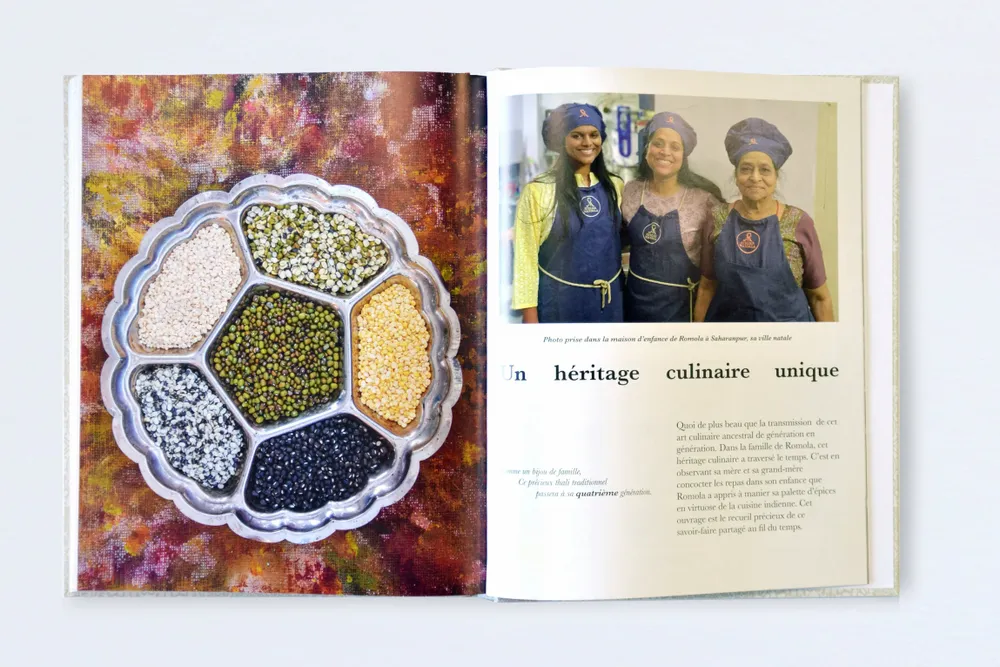 Gifts - Book  "Mandala Cuisine" ® +60 Indian authentic vegetarian recipes - ATELIER MANDALA