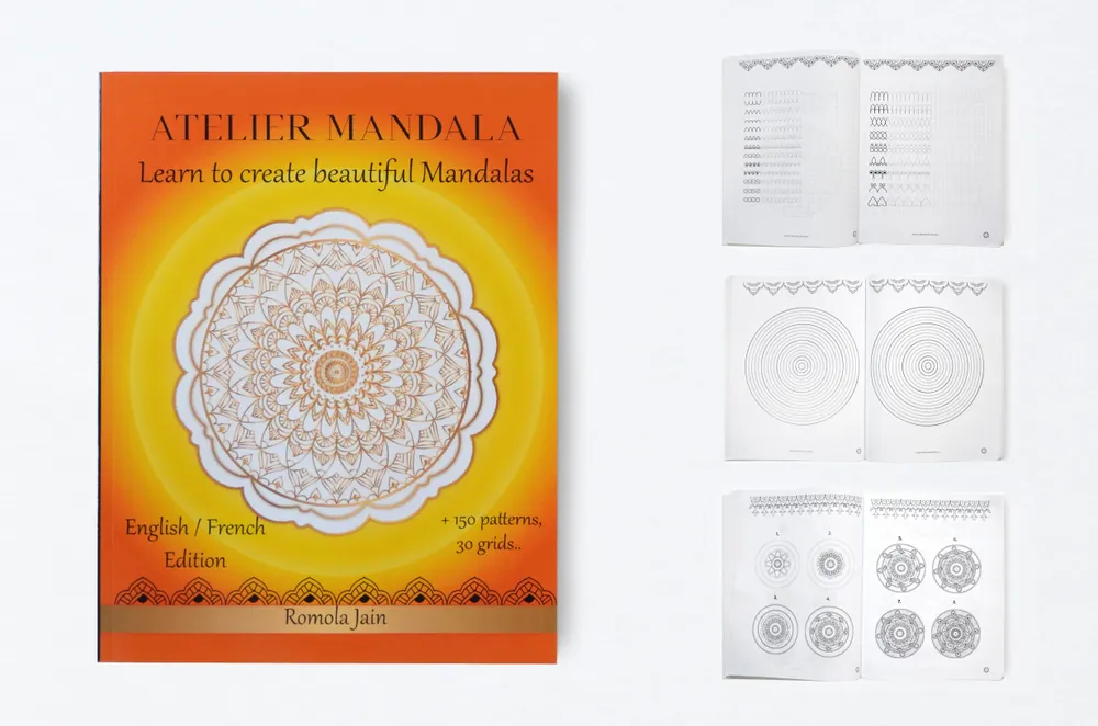 Gifts - "Atelier Mandala for Everyone" ® book – learn to draw your own mandala - ATELIER MANDALA