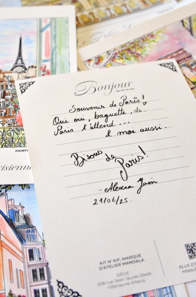 Gifts - Nomad Watercolor Kit - Souvenirs of Paris (all included) | Kit n' Kif - ATELIER MANDALA