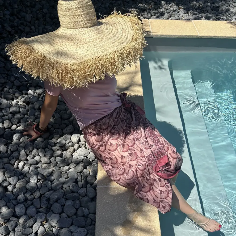Sarongs - Blockprinted cotton veil - MAISON LILO