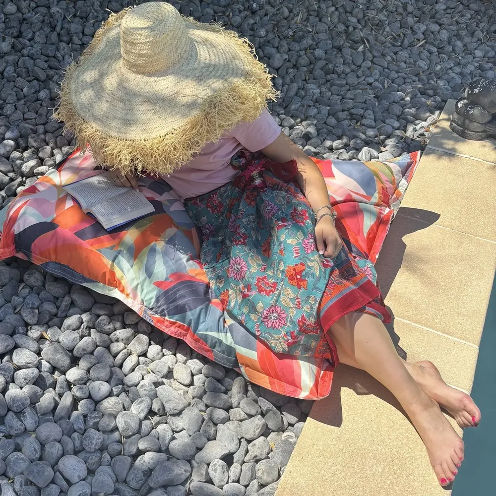 Sarongs - Blockprinted cotton veil - MAISON LILO