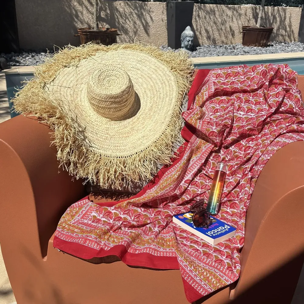 Sarongs - Blockprinted cotton veil - MAISON LILO