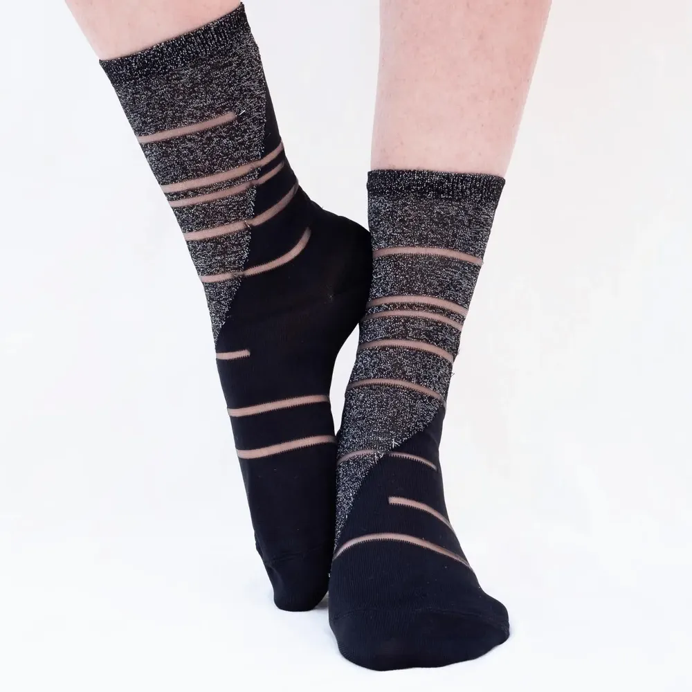 Gifts - Tate Modern Silver 39-41 : glittery transparent socks - ATELIER ST EUSTACHE