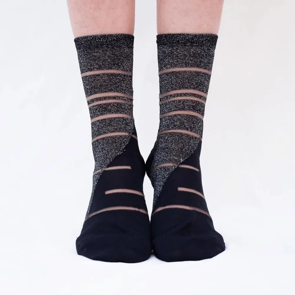 Gifts - Tate Modern Silver 39-41 : glittery transparent socks - ATELIER ST EUSTACHE