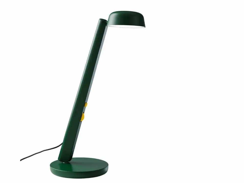 Objets design - Lampe Polux - Vert forêt & Jaune - LUMINAIRES POLUX