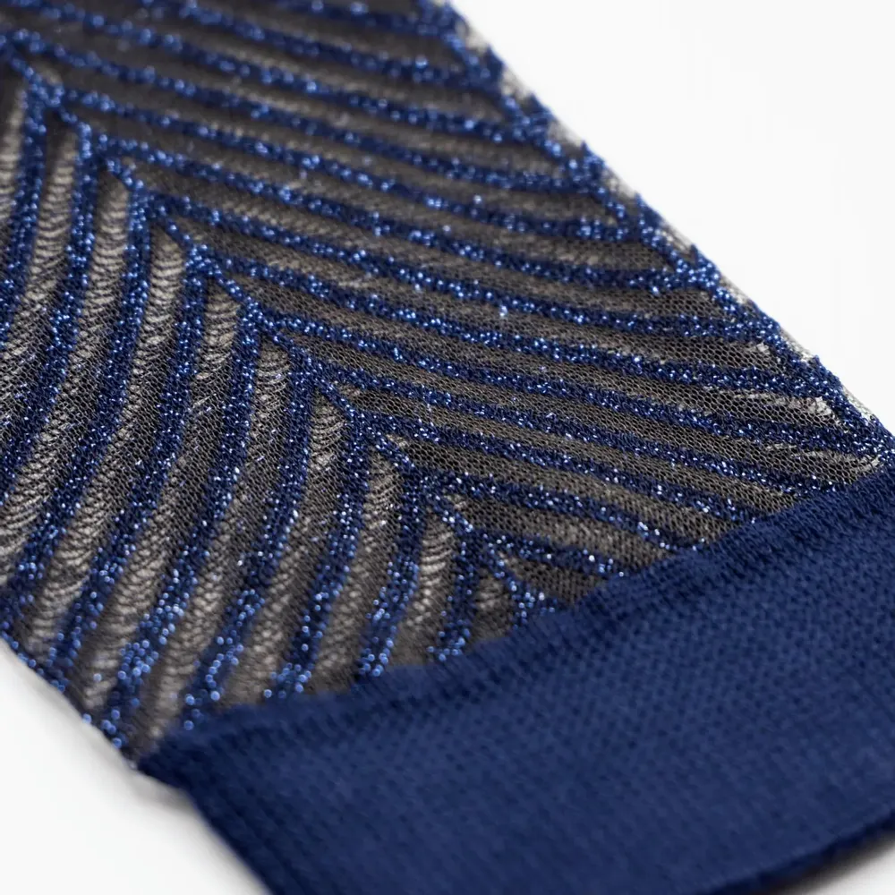Gifts - Sapin Bleue 39-41 : glittery transparent socks - ATELIER ST EUSTACHE