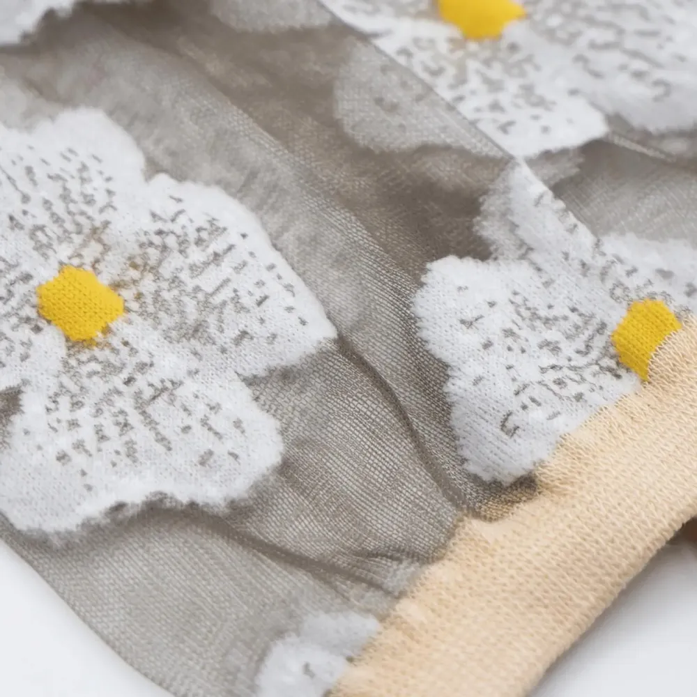 Gifts - Murano Crème 39-41 : floral transparent socks - ATELIER ST EUSTACHE