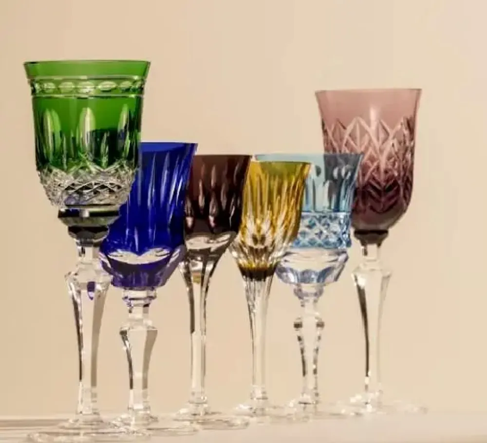 Crystal ware - Handmade Overlay Crystal - STRAUSS
