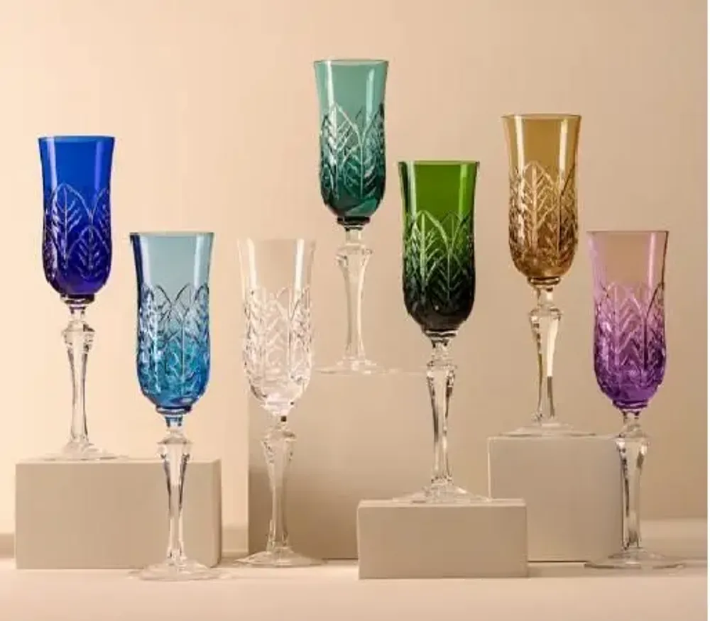 Crystal ware - Handmade Overlay Crystal - STRAUSS