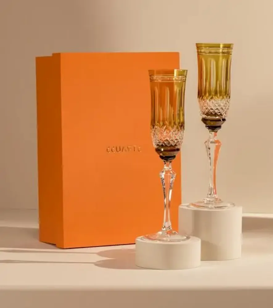 Crystal ware - Handmade Overlay Crystal - STRAUSS