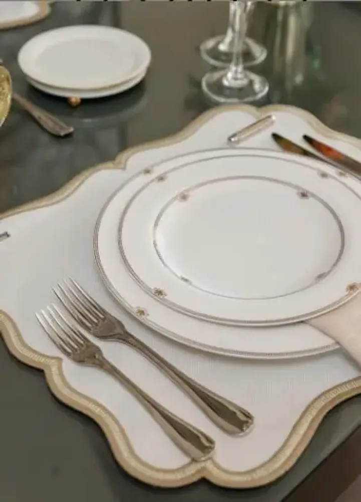 Assiettes de réception - Porcelaine - STRAUSS
