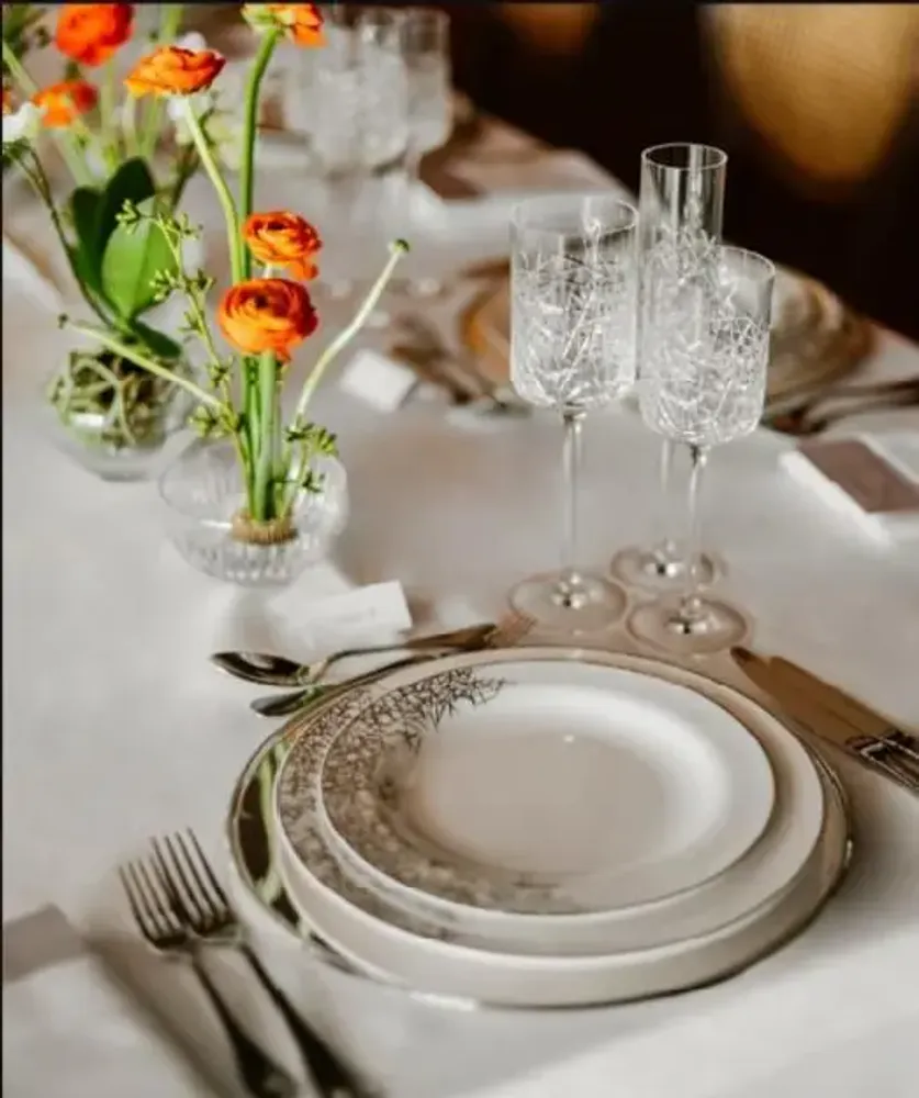 Assiettes de réception - Porcelaine - STRAUSS