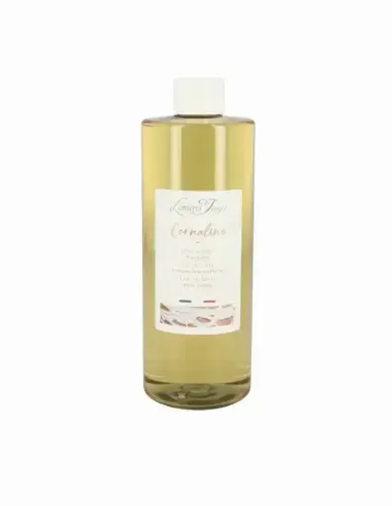 Scent diffusers - Carnelian Fragrance Diffuser Refill 400 ml Fruty (with rattans) - LES LUMIERES DU TEMPS