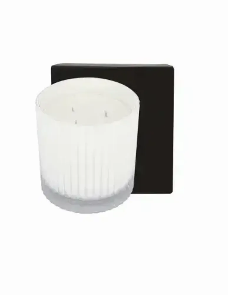 Bougies - Bougie Imagin 1,4 kg Fleurs Blanches - LES LUMIERES DU TEMPS