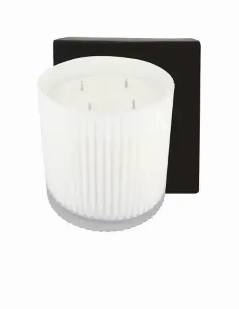 Bougies - Bougie Imagin 3,9 kg Fleurs Blanches - LES LUMIERES DU TEMPS