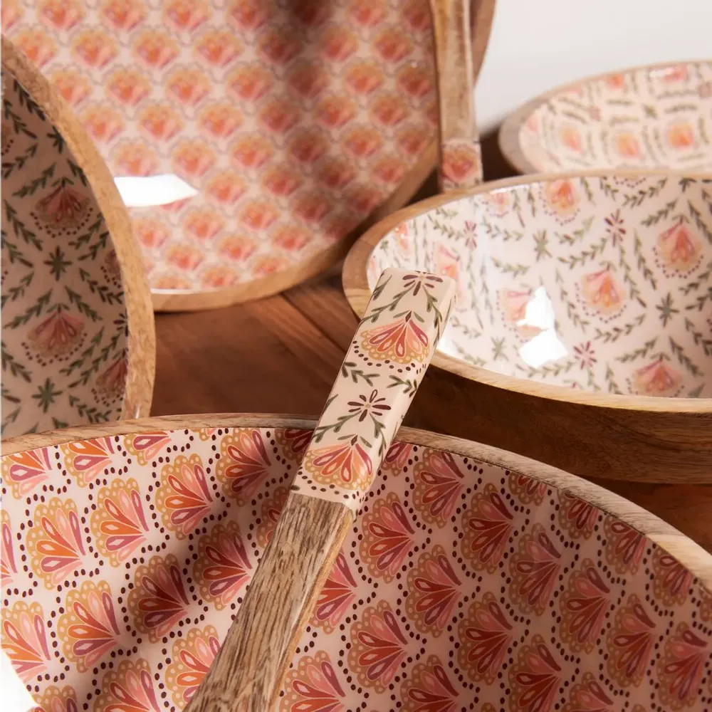 Plats et saladiers - Collection Rangoli Manguier - TABLE PASSION / BASTIDE 1880