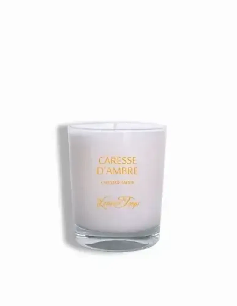 Candles - 180g Caresse d'Ambre vegetable candle - LES LUMIERES DU TEMPS
