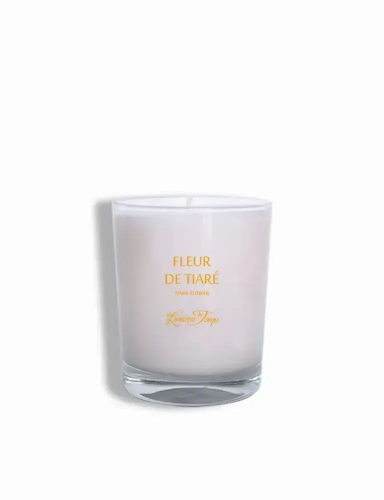 Candles - 180g Tiare Flower Vegetable Candle - LES LUMIERES DU TEMPS