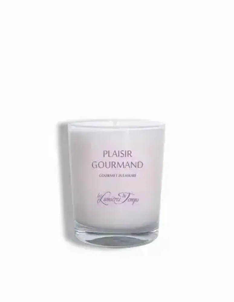 Bougies - Bougie végétale 180 gr Plaisir Gourmand - LES LUMIERES DU TEMPS