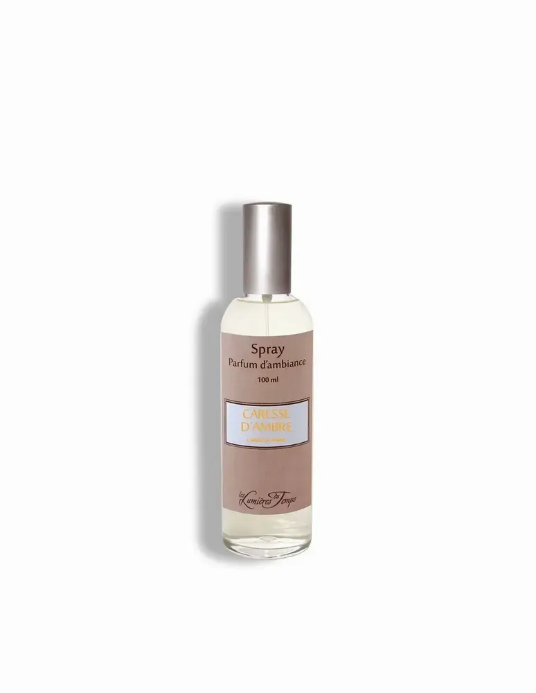 Diffuseurs de parfums - Spray d'Ambiance 100 ml Caresse d'Ambre - LES LUMIERES DU TEMPS