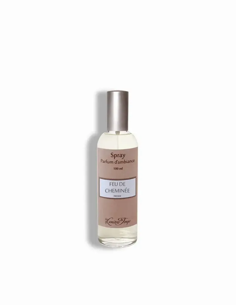 Diffuseurs de parfums - Spray d'Ambiance 100 ml Feu de Cheminée - LES LUMIERES DU TEMPS