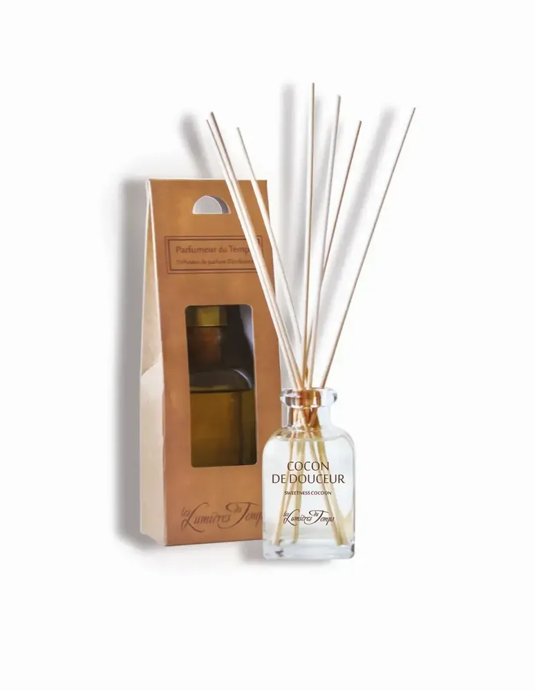 Diffuseurs de parfums - Parfumeur Quadra 100 ml Cocon de Douceur (avec boîte) - LES LUMIERES DU TEMPS