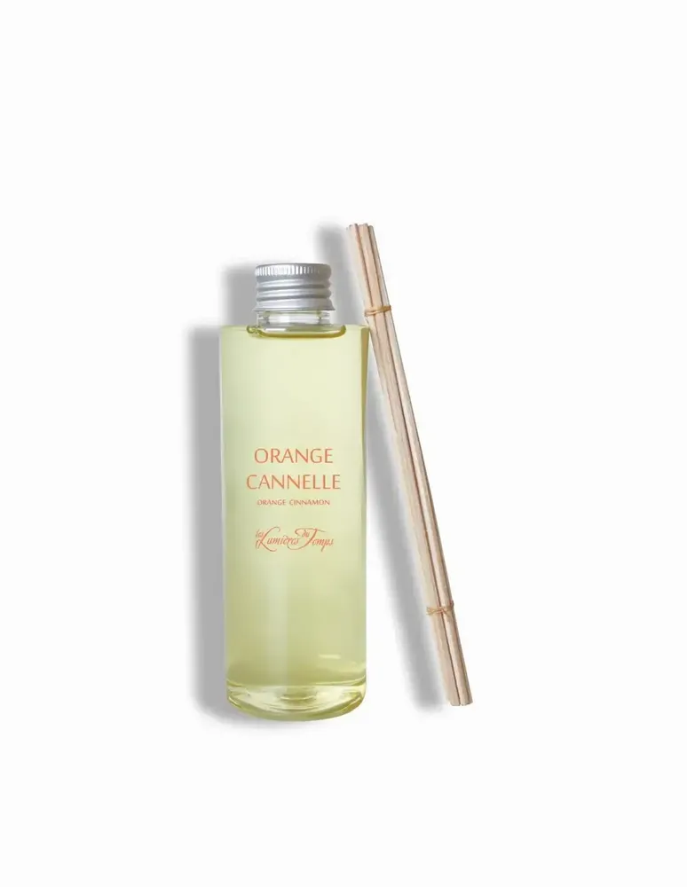 Scent diffusers - Refill (with rattans) for 200 ml Orange Cinnamon Fragrance Diffuser - LES LUMIERES DU TEMPS