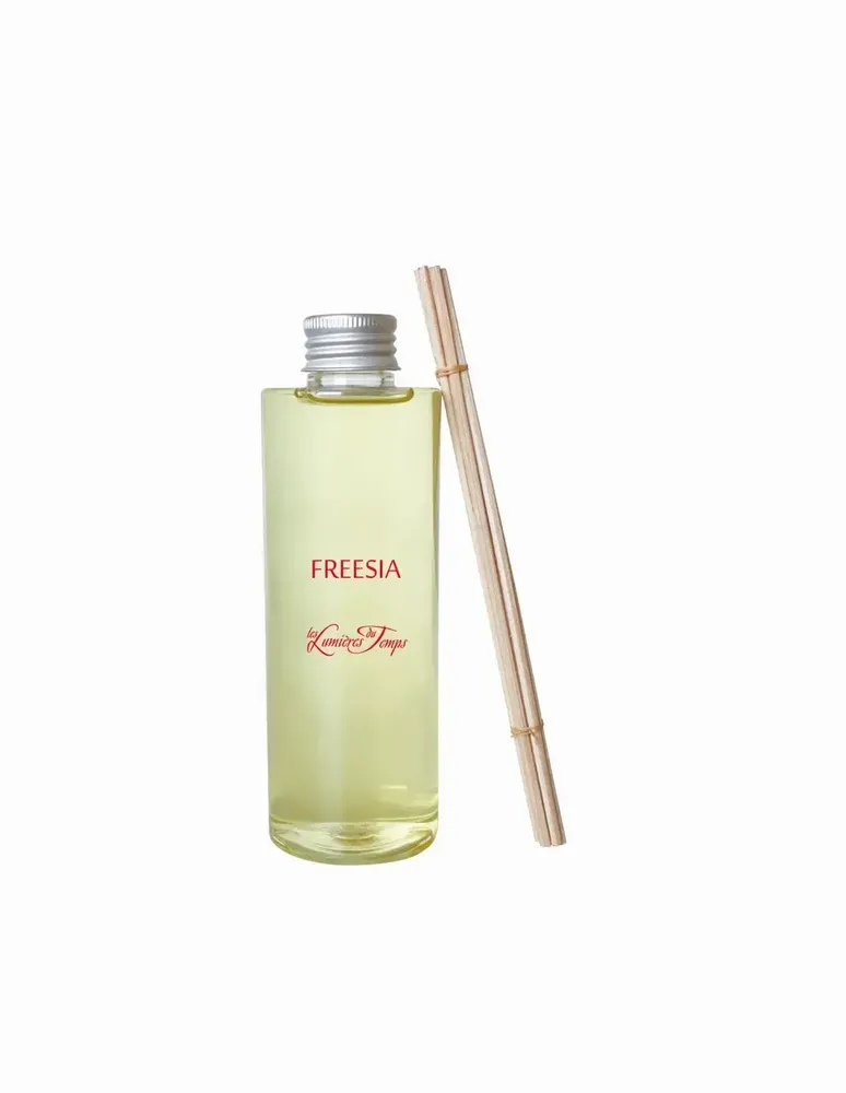 Diffuseurs de parfums - Recharge (avec rotins) pour Diffuseur de Parfum 200 ml Freesia - LES LUMIERES DU TEMPS