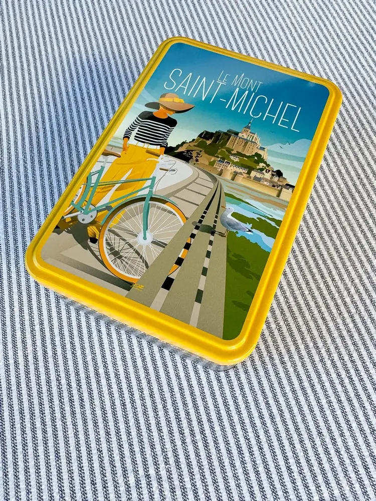 Decorative objects - Metallic box - Mont-Saint-Michel - Bicycle (x12) - LA MAISON JOSÉPHINE