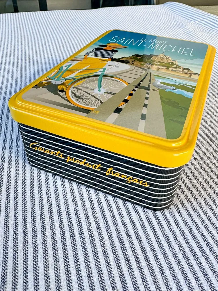Decorative objects - Metallic box - Mont-Saint-Michel - Bicycle (x12) - LA MAISON JOSÉPHINE