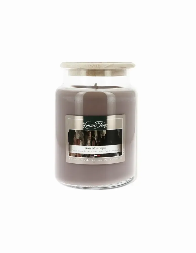 Candles - Colored Wax Candle 670 g Mystic Wood - LES LUMIERES DU TEMPS