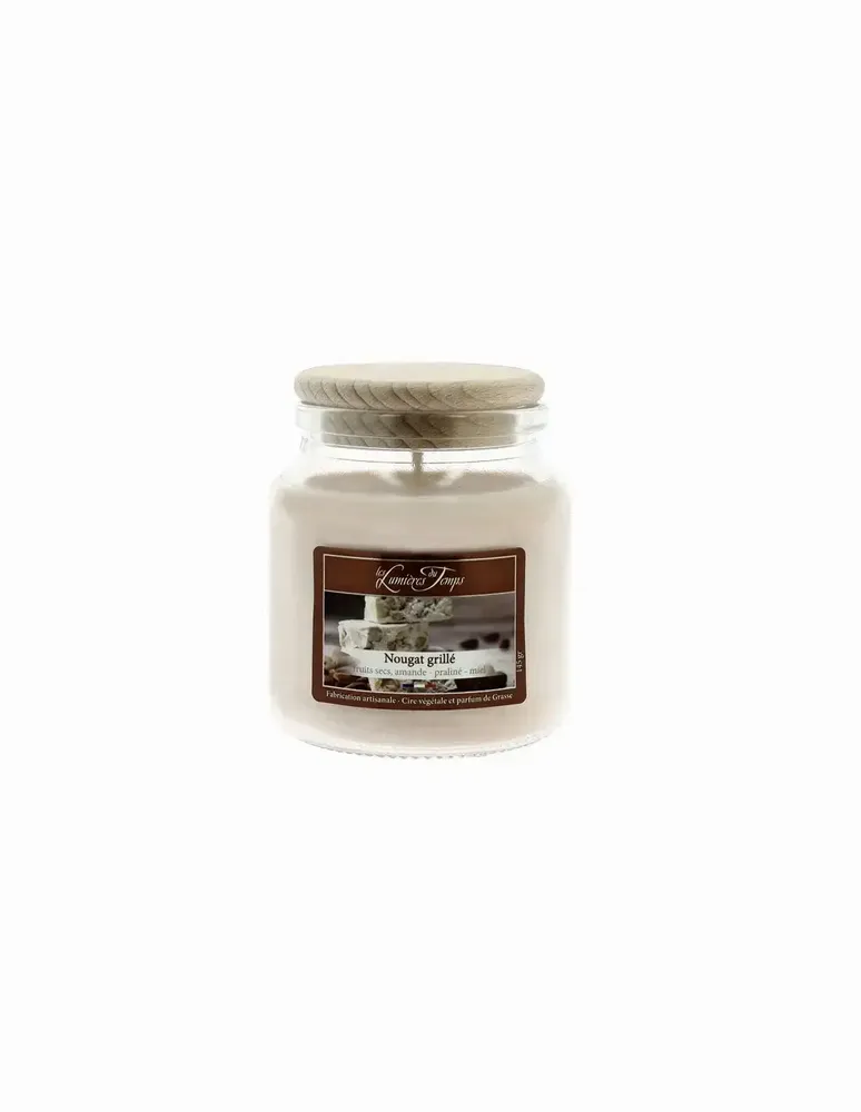 Candles - Colored Wax Candle 145g Toasted Nougat - LES LUMIERES DU TEMPS