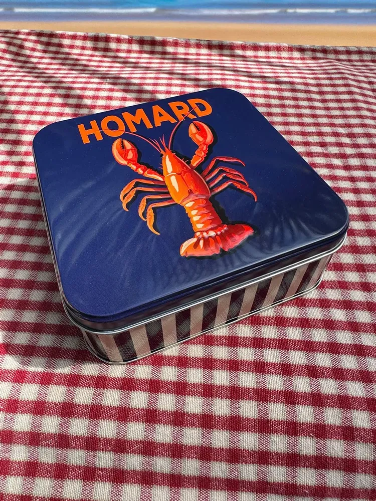 Objets de décoration - Boite métallique - Le homard (x12) - LA MAISON JOSÉPHINE