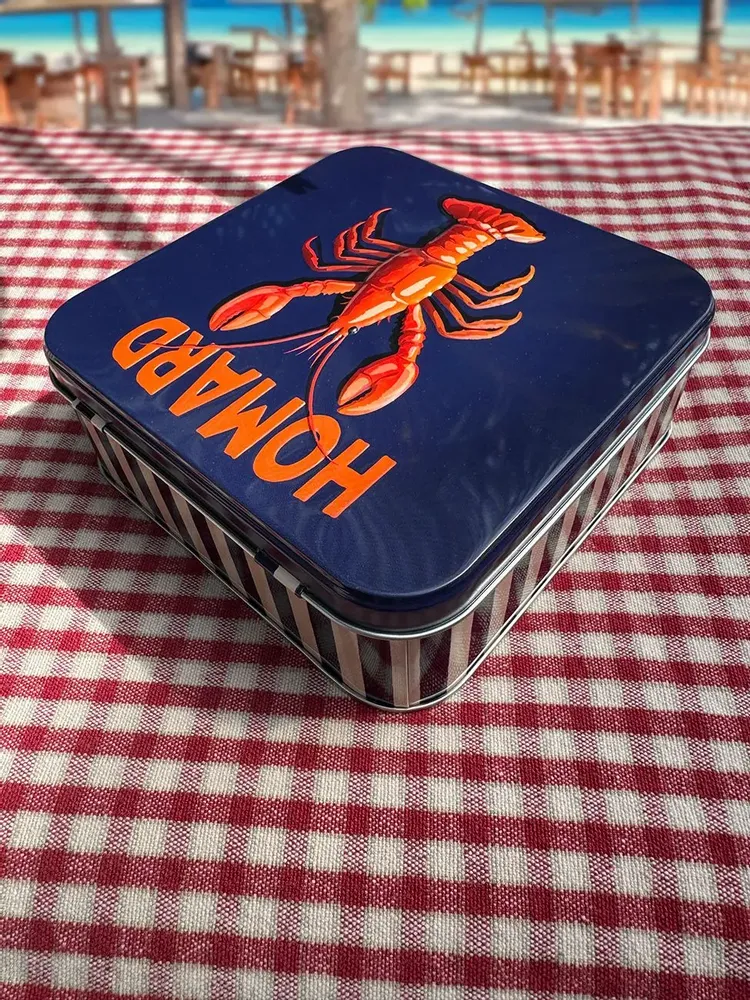 Objets de décoration - Boite métallique - Le homard (x12) - LA MAISON JOSÉPHINE