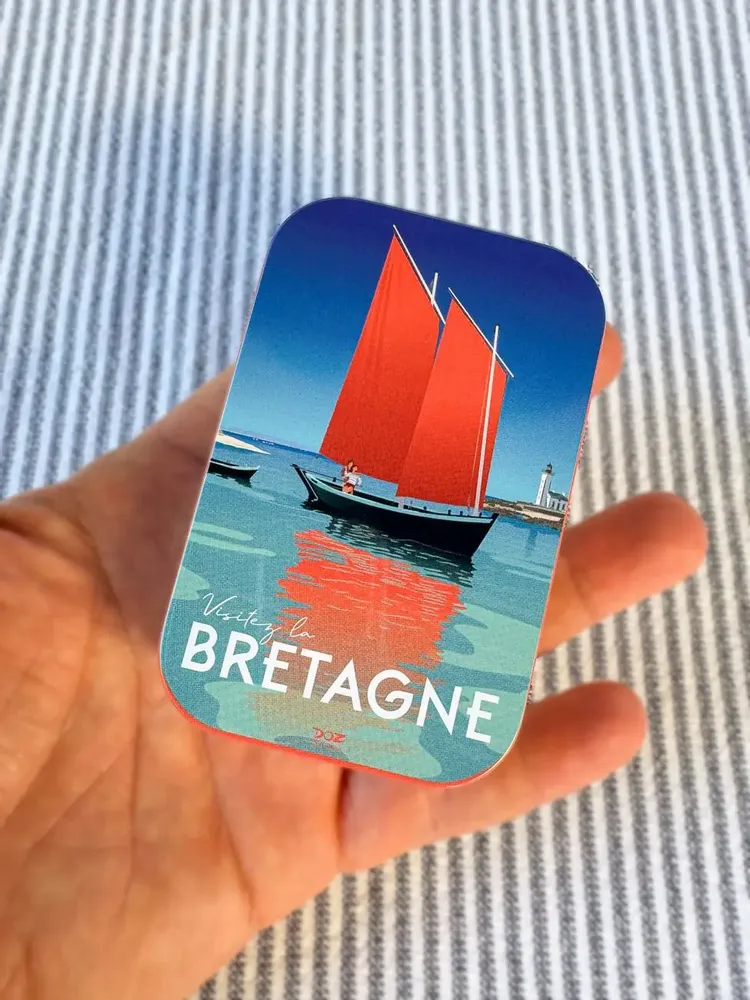 Decorative objects - Pocket metal box - Brittany Sailboat (x20) - LA MAISON JOSÉPHINE