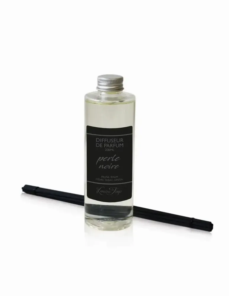 Scent diffusers - Pearl Fragrance Diffuser Refill 200 ml Black - LES LUMIERES DU TEMPS