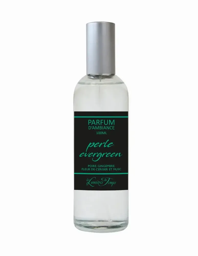 Diffuseurs de parfums - Vaporisateur d'Ambiance Perle 100 ml Evergreen - LES LUMIERES DU TEMPS