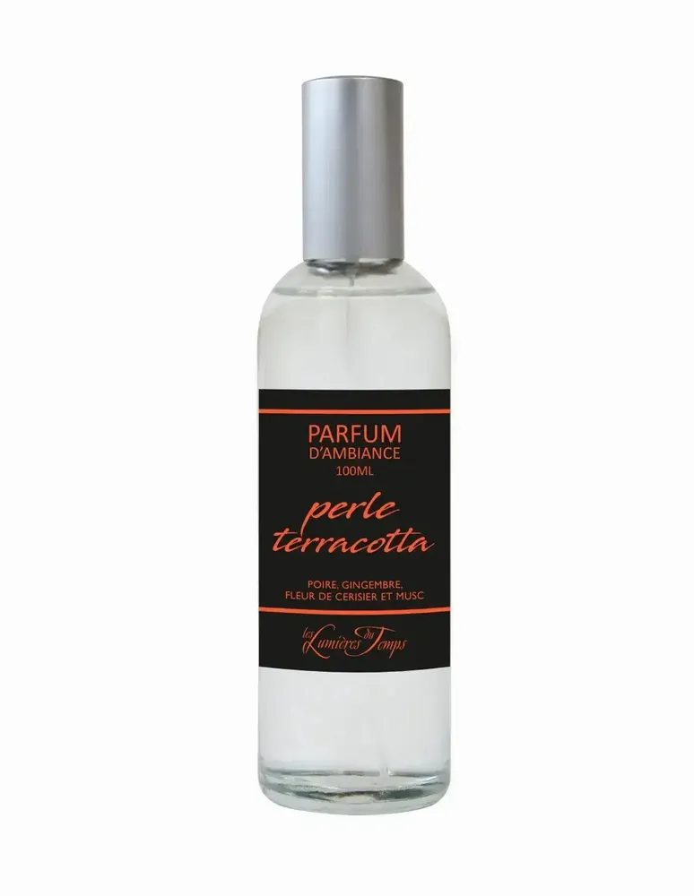 Diffuseurs de parfums - Vaporisateur d'Ambiance Perle 100 ml Terracotta - LES LUMIERES DU TEMPS