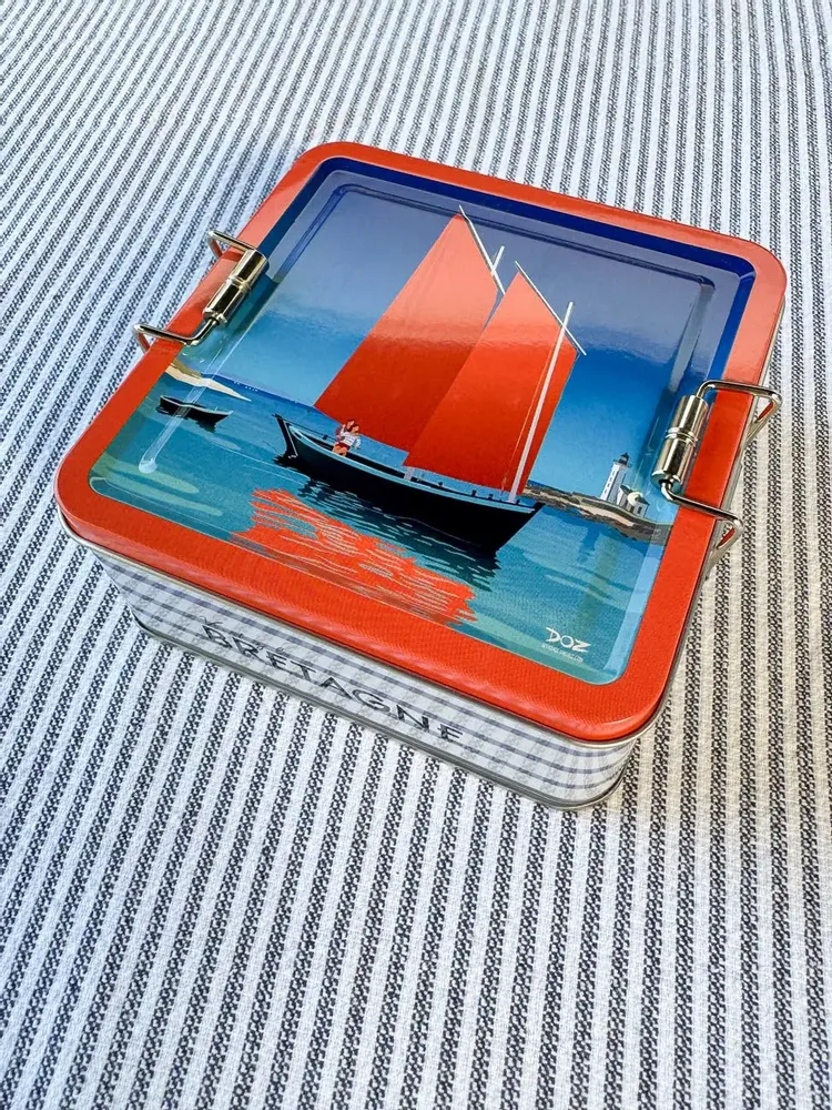 Decorative objects - Metal box clip - Brittany - Sailboat (x12) - LA MAISON JOSÉPHINE