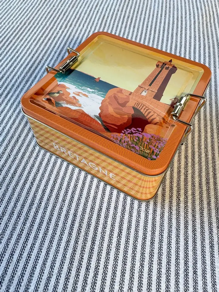 Decorative objects - Metallic box clip - Brittany - Pink granite coast (x12) - LA MAISON JOSÉPHINE