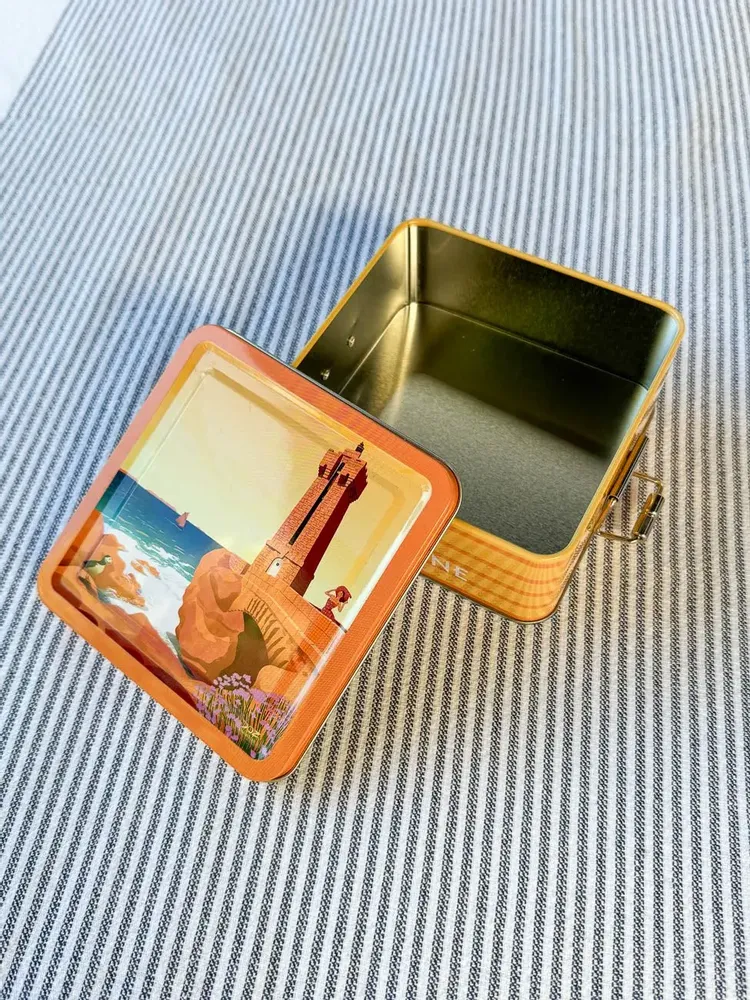 Decorative objects - Metallic box clip - Brittany - Pink granite coast (x12) - LA MAISON JOSÉPHINE