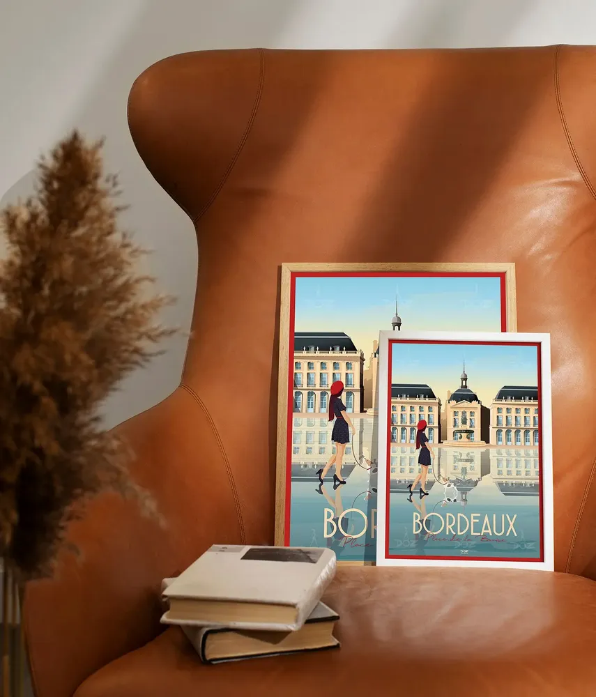 Poster - DOZ Bordeaux poster - The Place de la Bourse - LA MAISON JOSÉPHINE