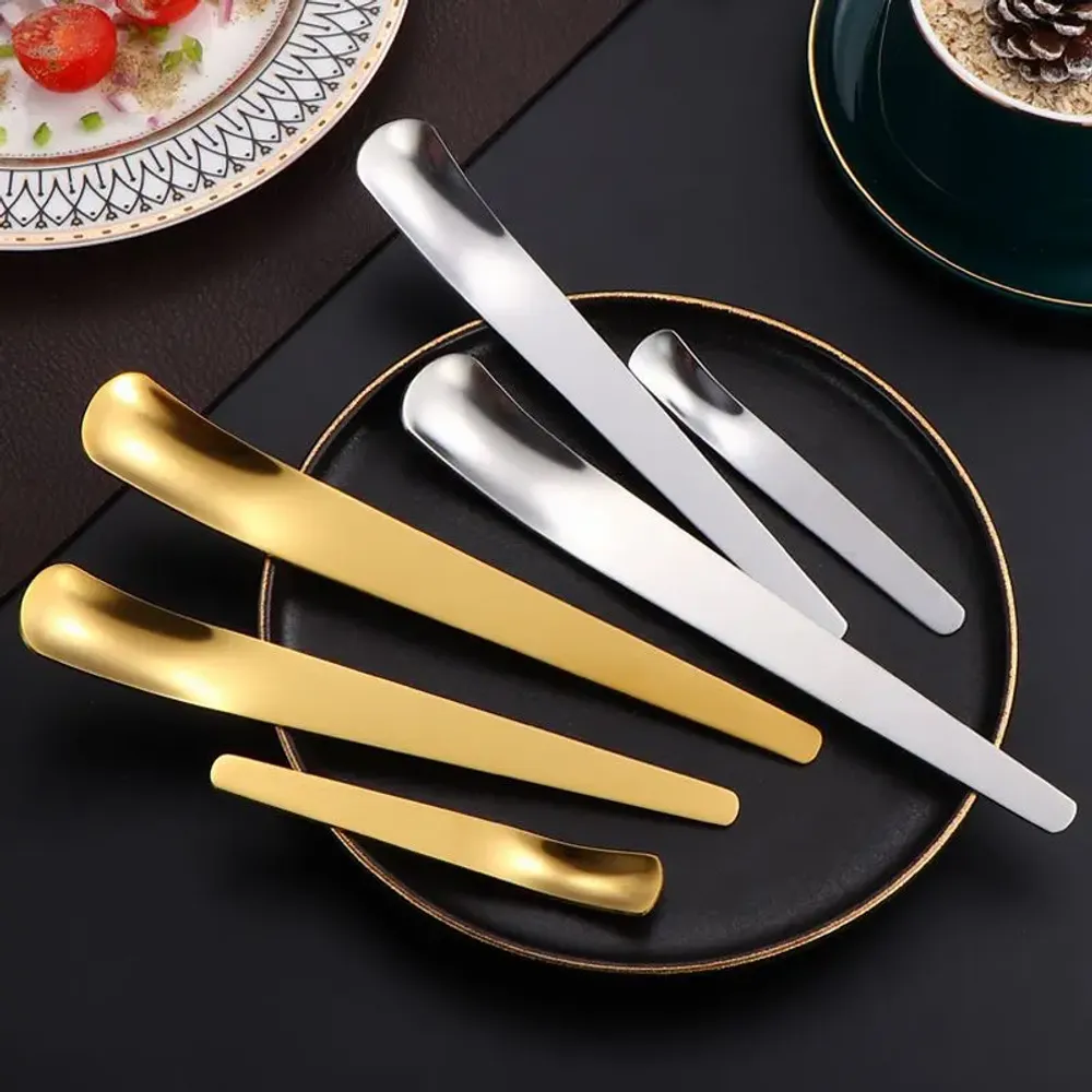 Ménagères - Cuillère Spatule - Thé, Café, Dessert, Glace - 4 coloris / 2 tailles - SOSTRAW & SMARTTHINGS