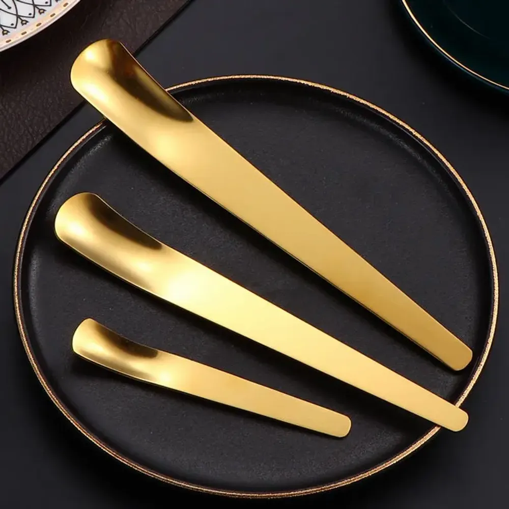 Ménagères - Cuillère Spatule - Thé, Café, Dessert, Glace - 4 coloris / 2 tailles - SOSTRAW & SMARTTHINGS