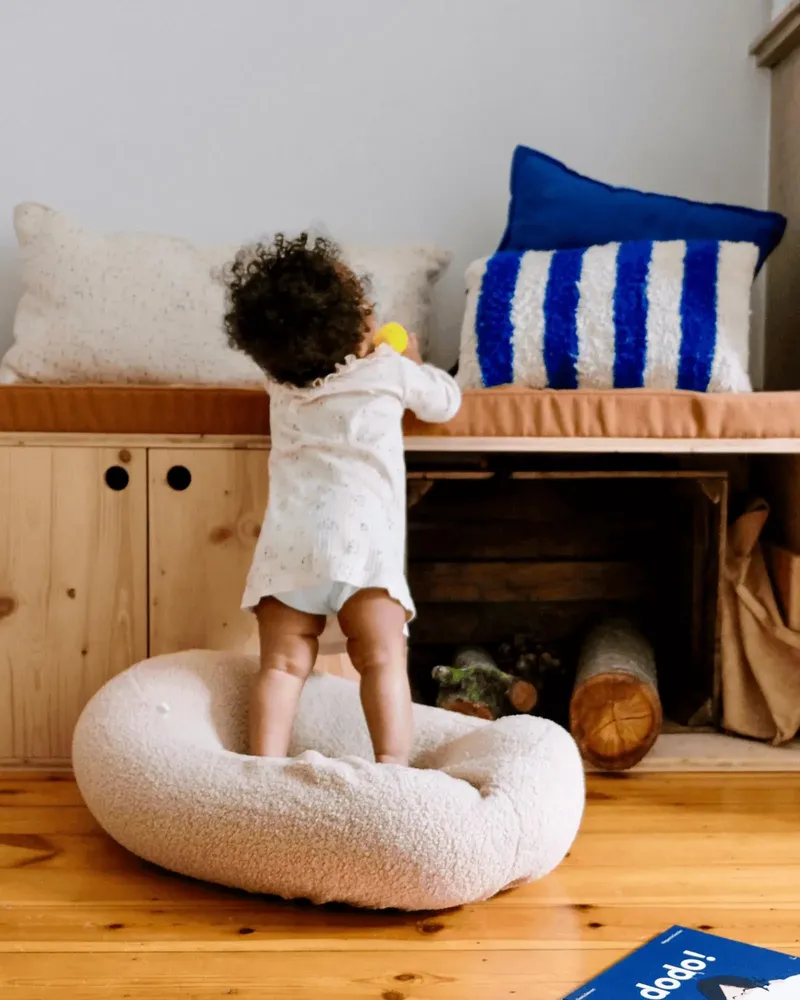 Accessoires pour puériculture - Le Nid Bag Teddy – Housse pour coussin d’allaitement - TANTE REINE